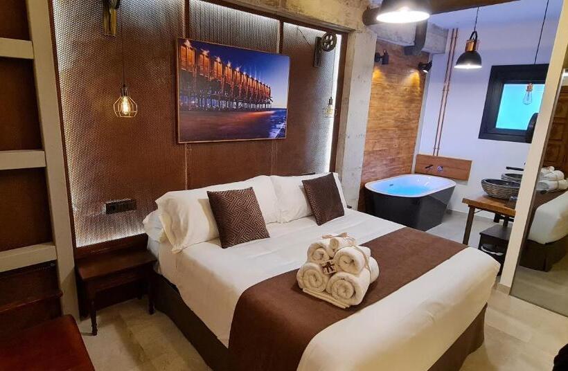 اتاق استاندارد با وان آب گرم, Murallas De Jayrán Hotel Boutique