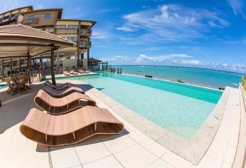 آپارتمان 1 خوابه با چشم‌انداز استخر, Barra Bali Apartamento 06   Paraíso à Beira Mar