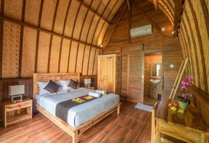 اتاق استاندارد با چشم‌انداز باغ, Wooden Puri Guesthouse By Bukit Vista