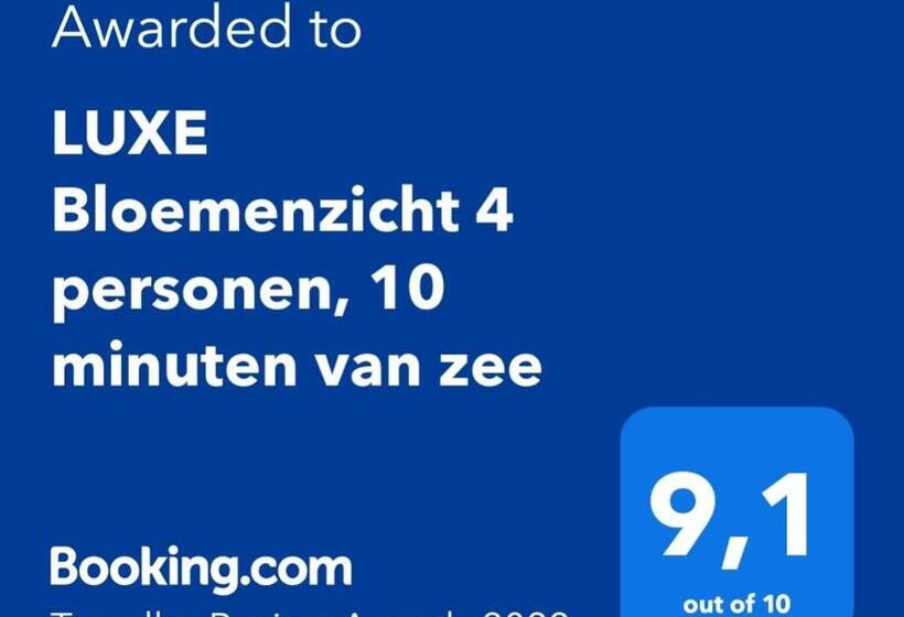 1베드룸 아파트 1층, Luxe Bloemenzicht 4 Personen, Bnb, 10 Minuten Van Zee