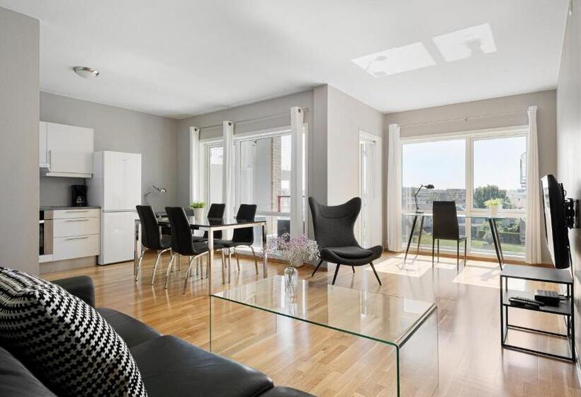 آپارتمان 1 خوابه, Bjørvika Apartments   Forus Leilighetshotell