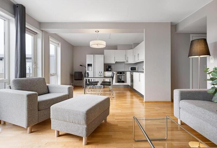 آپارتمان 2 خوابه, Bjørvika Apartments   Forus Leilighetshotell