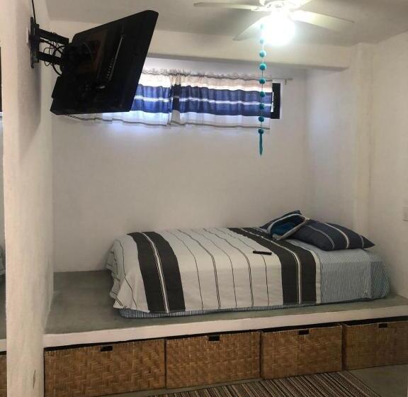 اتاق استاندارد, Casa Arrecife Tortuga 3, Beach Is Steps Away! Fast Internet, Private Cozy Room!