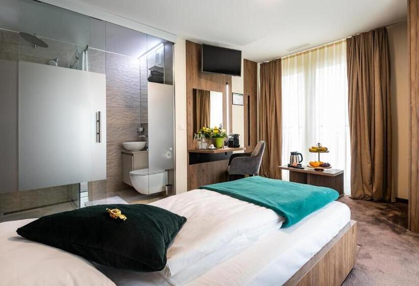 带阳台的标准单人间, The Gate Boutique Hotel Zürich