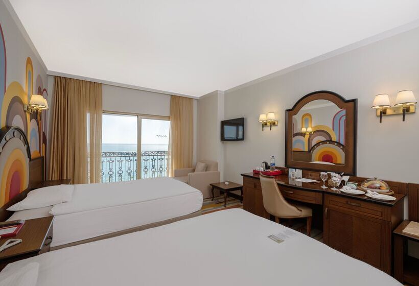 Deluxe Zimmer mit Meerblick, Megasaray Westbeach Antalya