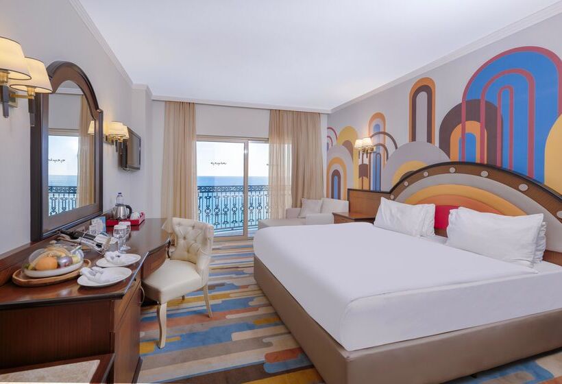 اتاق لوکس با چشم‌انداز دریا, Megasaray Westbeach Antalya
