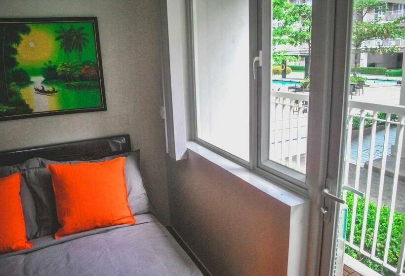 سوییت جونیور با بالکن, Butler S Bnb @ Trees Residences Qc Phil