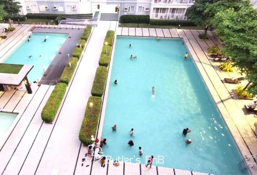 سوییت جونیور با بالکن, Butler S Bnb @ Trees Residences Qc Phil