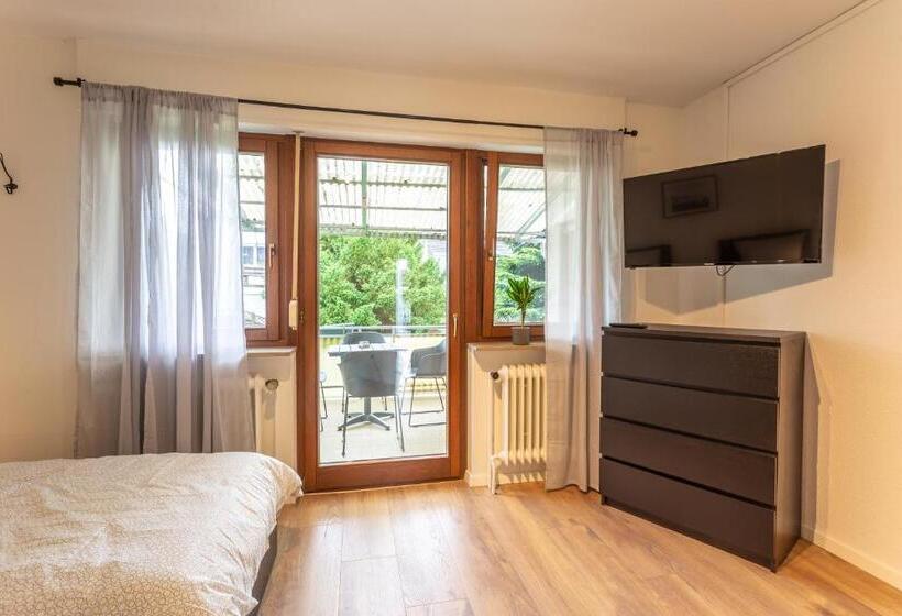 اتاق استاندارد با سرویس بهداشتی مشترک, City House Bühl