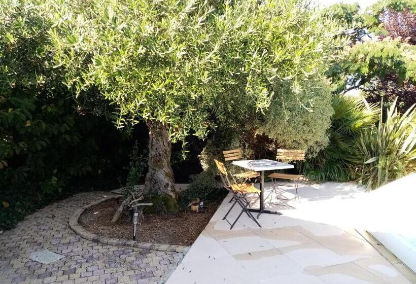 اتاق استاندارد با چشم‌انداز استخر, L Eden Naturiste Spas
