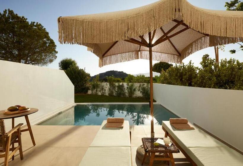 اتاق استاندارد با چشم‌انداز استخر, Absolute Kiotari Resort