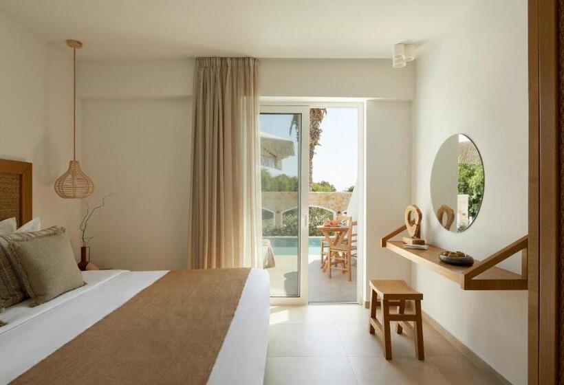اتاق استاندارد با چشم‌انداز استخر, Absolute Kiotari Resort