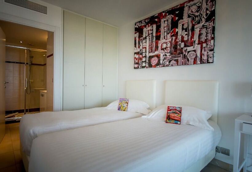 ロイヤルアパートメントの２ベッドルーム, Royal Antibes   Luxury Hotel, Résidence, Beach & Spa