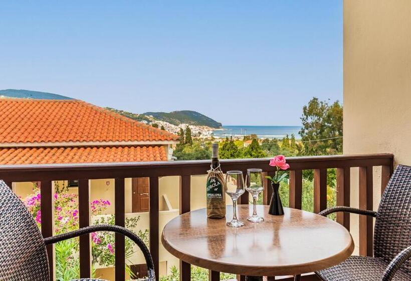 اتاق اساندارد با چشم‌انداز جانبی به دریا, Skopelos Holidays Hotel & Spa