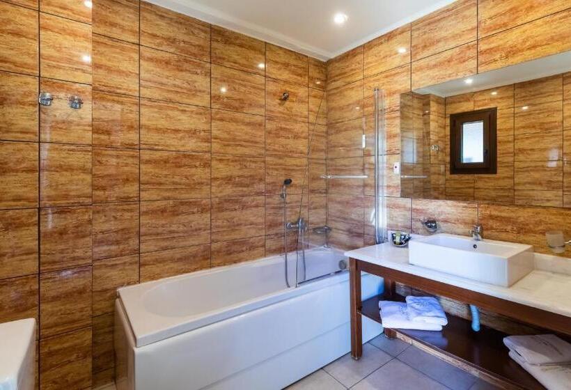اتاق اساندارد با چشم‌انداز جانبی به دریا, Skopelos Holidays Hotel & Spa