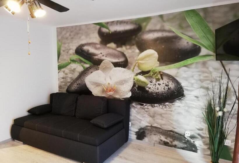 آپارتمان 1 خوابه با چشم‌انداز باغ, Orchidea Apartman