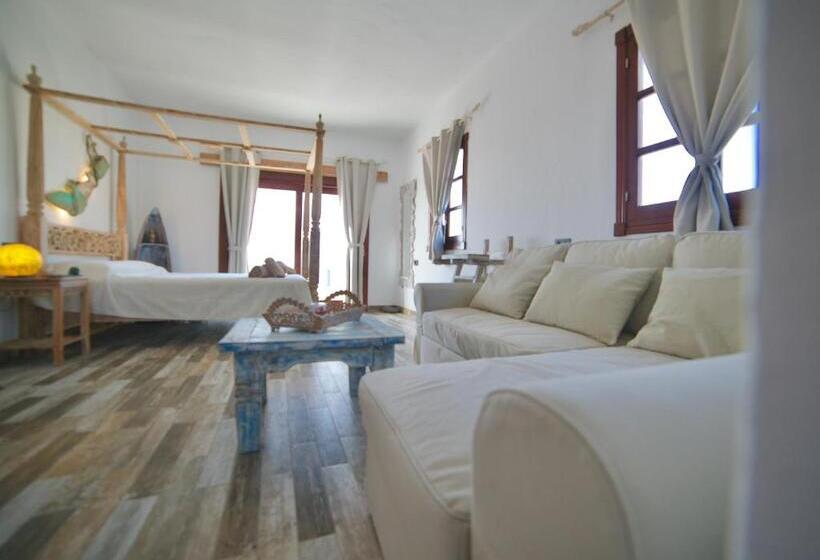 اتاق استاندارد چهار تخته, Tindaya Nature Home Ocean View