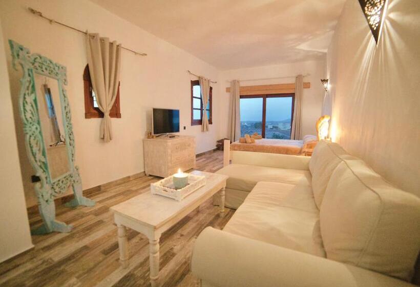 اتاق استاندارد چهار تخته با چشم‌انداز دریا, Tindaya Nature Home Ocean View