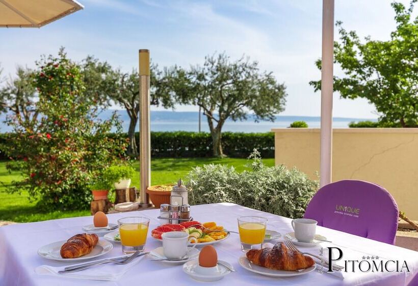 اتاق استاندارد با تراس و چشم‌انداز دریا, Villa Pitomcia