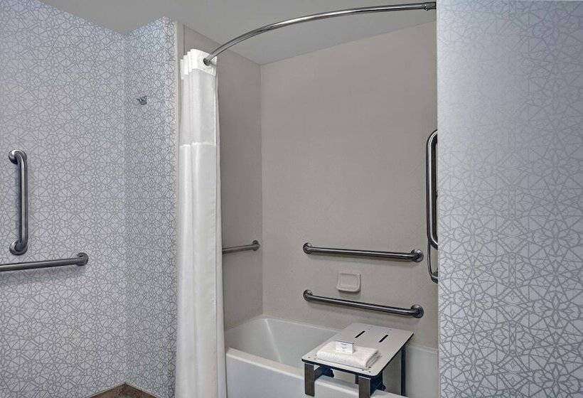 Standard Room Adapted for people with reduced mobility, Hampton Inn Bath