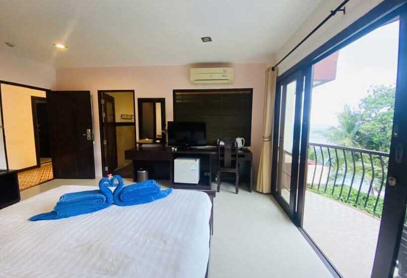 اتاق سوپریور با چشم‌انداز استخر, Koh Tao Regal Resort   Sha Plus