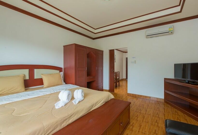 آپارتمان 1 خوابه با بالکن, Patong Rai Rum Yen Resort