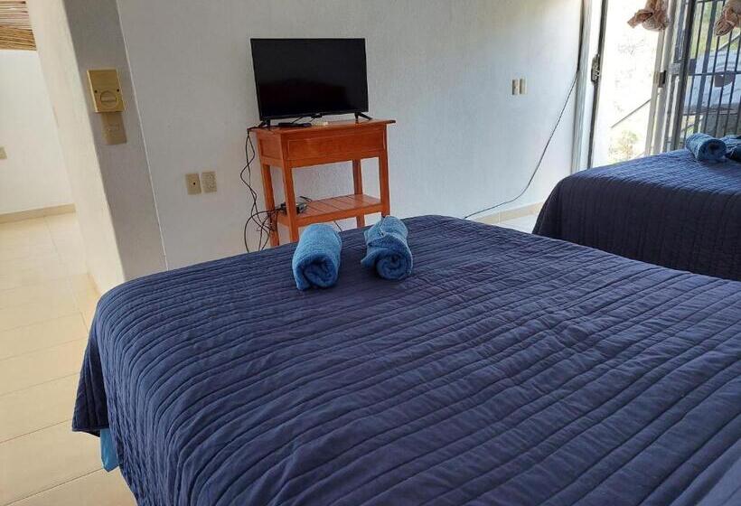 آپارتمان 1 خوابه با چشم‌انداز دریا, Sunset House Zihuatanejo