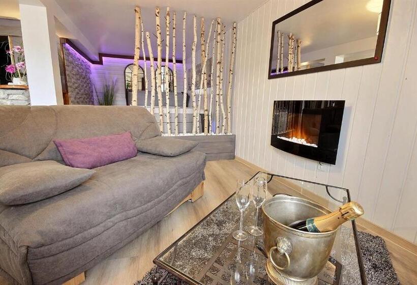 اتاق استاندارد با وان آب گرم, Spa Et Romance à Molliebon