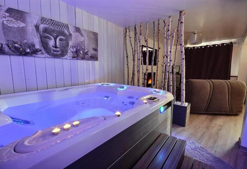 اتاق استاندارد با وان آب گرم, Spa Et Romance à Molliebon