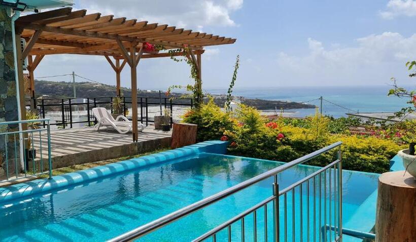 آپارتمان 1 خوابه با چشم‌انداز دریا, Villa Paradise Rodrigues