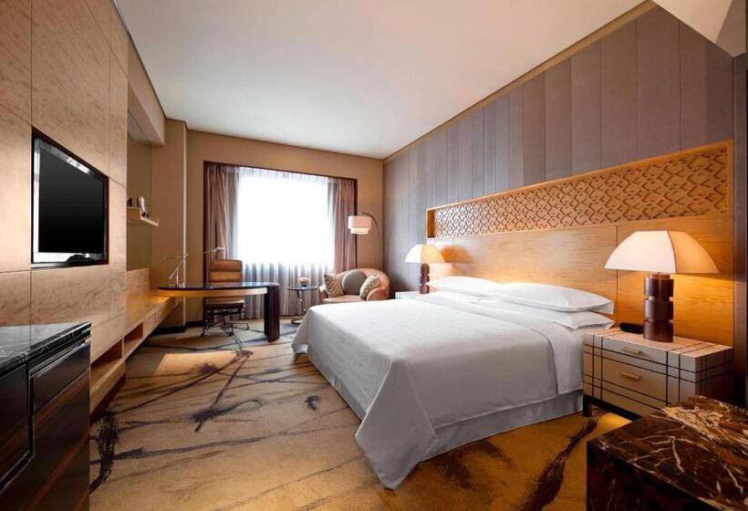 اتاق دلوکس با تخت کینگ و چشم‌انداز شهر, Sheraton Xi An North City