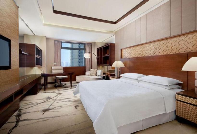 اتاق دلوکس با تخت کینگ و چشم‌انداز شهر, Sheraton Xi An North City