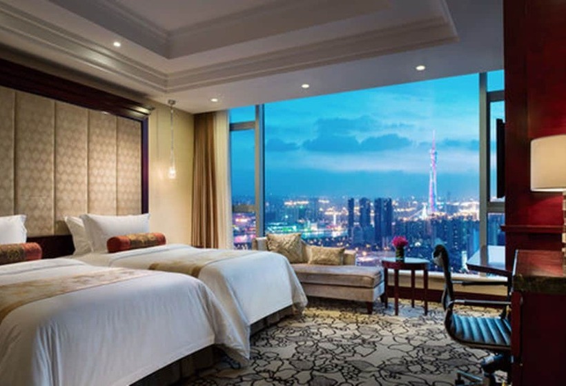 Luxuszimmer mit Flussausblick, Soluxe  Guangzhou