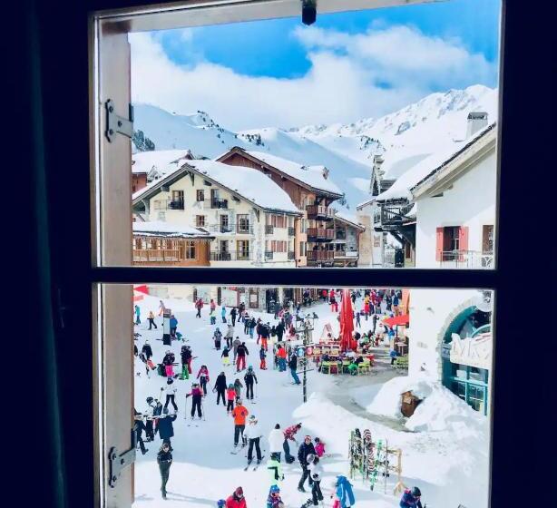 آپارتمان 1 خوابه با چشم‌انداز, Arc 1950 Appartement Skis Aux Pieds