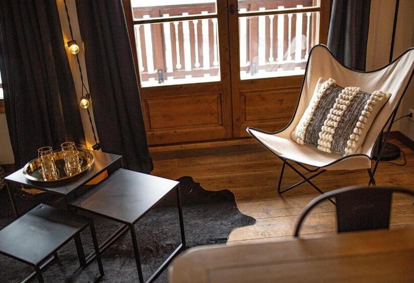آپارتمان 1 خوابه با چشم‌انداز, Arc 1950 Appartement Skis Aux Pieds