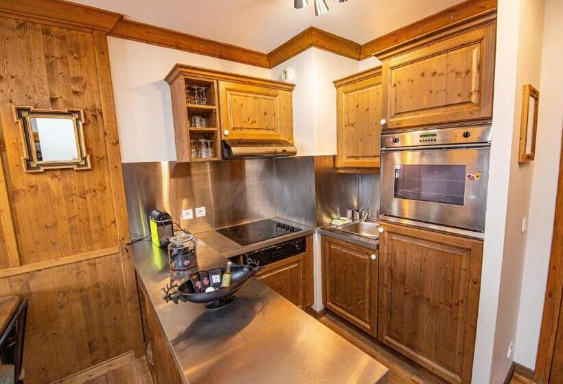 آپارتمان 1 خوابه با چشم‌انداز, Arc 1950 Appartement Skis Aux Pieds