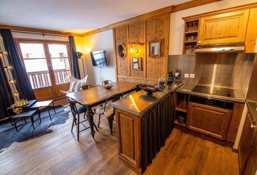 آپارتمان 1 خوابه با چشم‌انداز, Arc 1950 Appartement Skis Aux Pieds