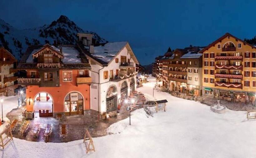 آپارتمان 1 خوابه با چشم‌انداز, Arc 1950 Appartement Skis Aux Pieds