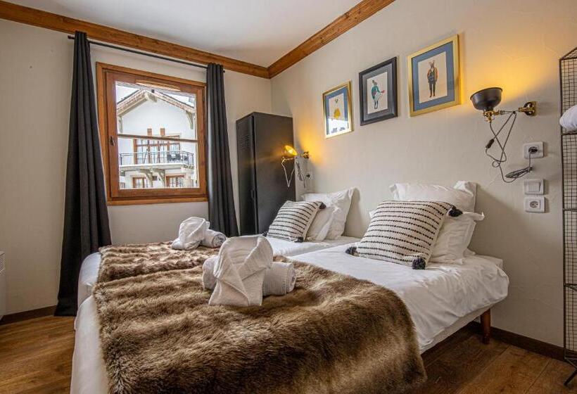 آپارتمان 1 خوابه با چشم‌انداز, Arc 1950 Appartement Skis Aux Pieds
