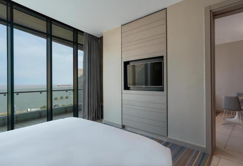 آپارتمان 1 خوابه با بالکن و چشم‌انداز دریا, Radisson Blu Hotel & Residence, Maputo
