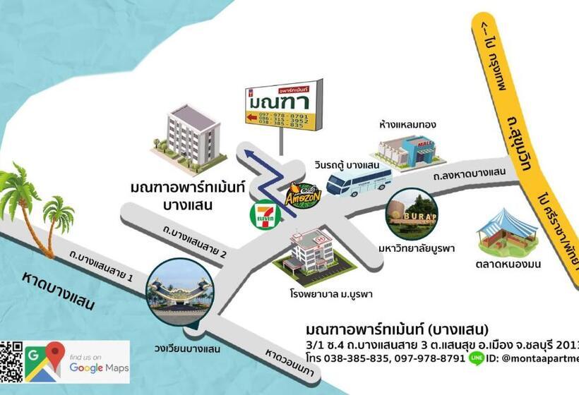 اتاق استاندارد سه نفره, Monta Apartment