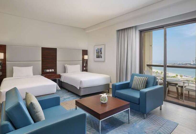 استودیوی استاندارد با چشم‌انداز دریا, Hilton Dubai The Walk
