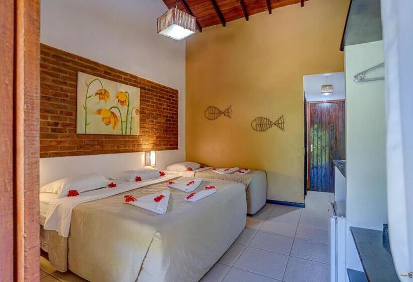 Quarto Triplo Standart, Pousada Villa N'kara