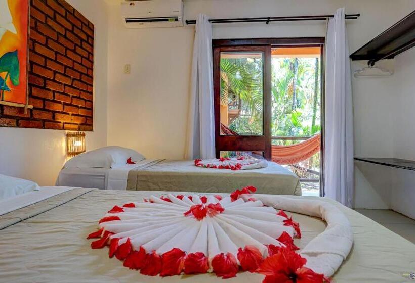 Quarto Triplo Standart, Pousada Villa N'kara