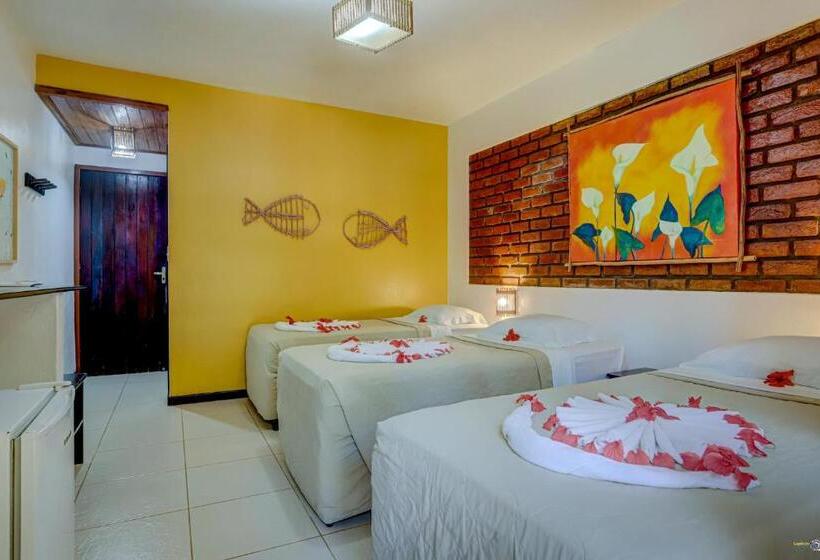 Quarto Triplo Standart, Pousada Villa N'kara