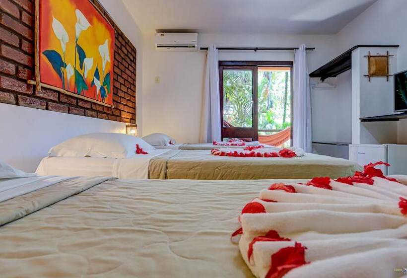 Quarto Triplo Standart, Pousada Villa N'kara