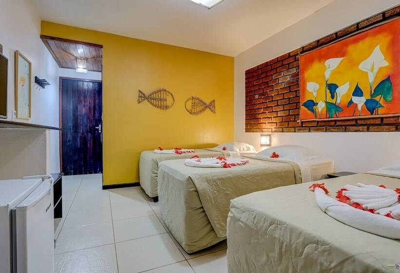 Quarto Triplo Standart, Pousada Villa N'kara