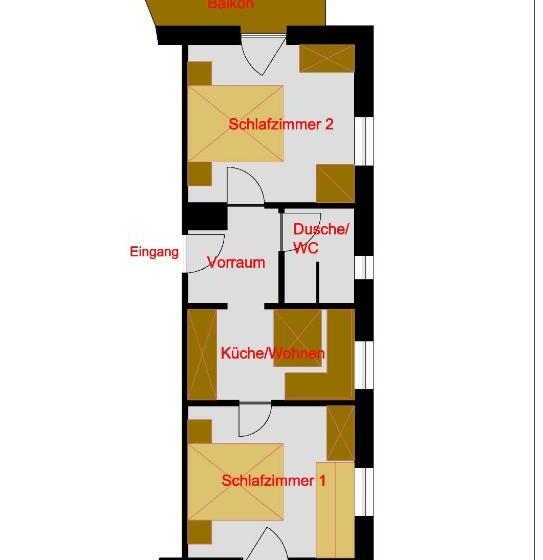 آپارتمان 2 خوابه, Nonas B&b