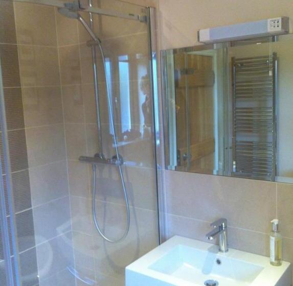 Standard room with outdoor bath, East Dunster Deer Farm B&b