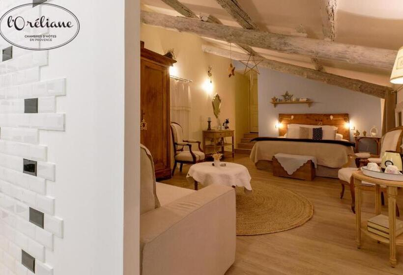 سوئیت با تخت بزرگ, Chambres D Hôtes L Oréliane En Provence Spa Bien être